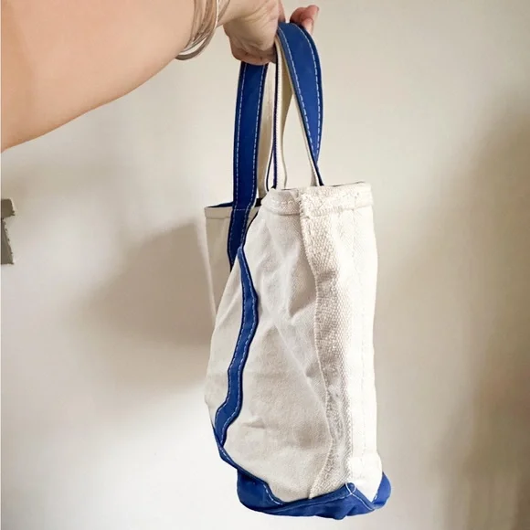 Vintage 1980s Blue and White Boat and Tote Bag - Picture 5 of 8